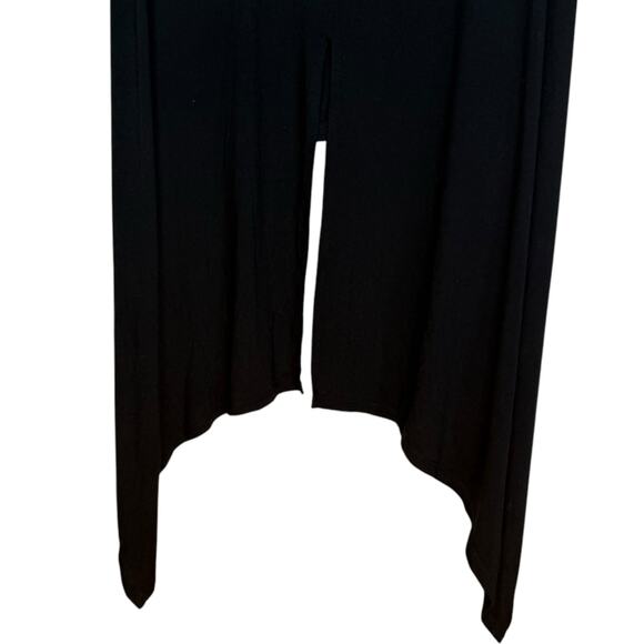 Chico's Black High Low Assymetical split hem Tunic Chico Zero - Small - Picture 4 of 5